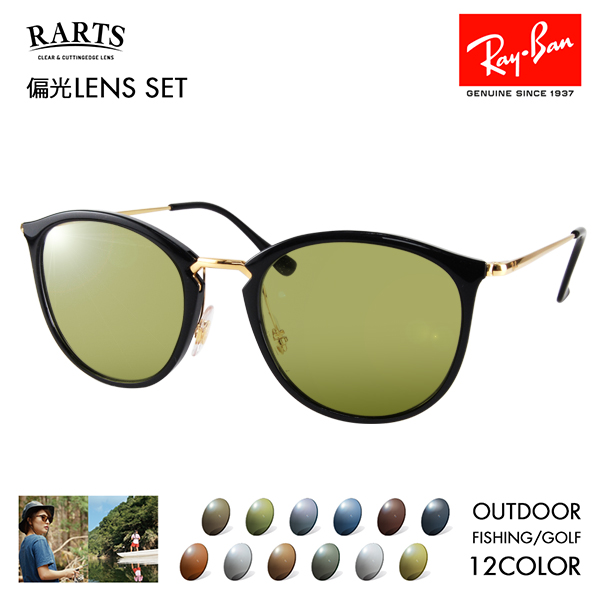 レイバン アーツ偏光レンズセット サングラス メガネ Ray-Ban RayBan RX7140 2000 49 51 ハイストリート ボストン  HIGHSTREET 伊達メガネ 眼鏡