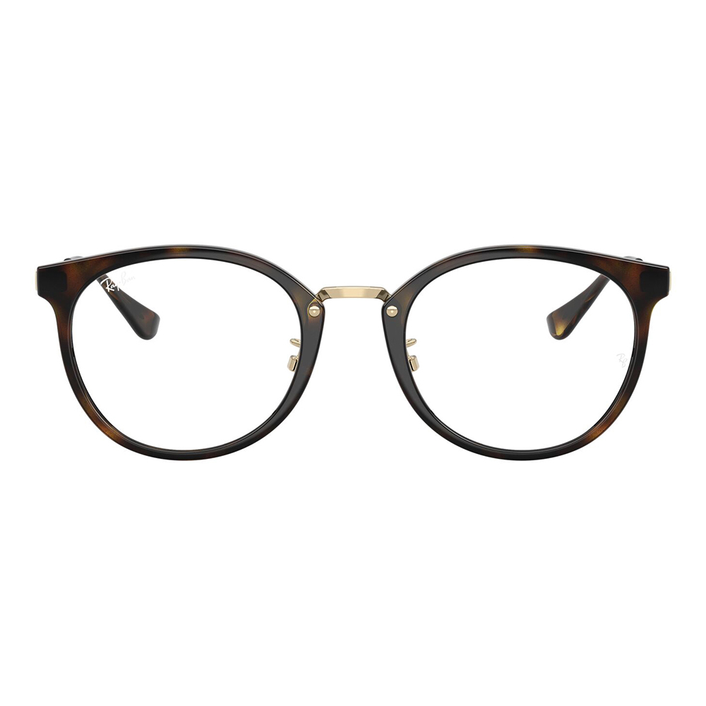 レイバン Ray-Ban メガネ フレーム 純正レンズ対応 RX7266D 8472 49 アジアンデザイン ローブリッジフィット コンビ ボストン メンズ レディース 伊達眼鏡_1