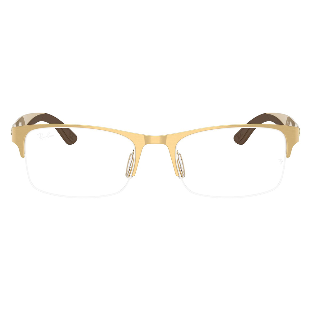 レイバン Ray-Ban RayBan RX7551 3220 54 56 伊達メガネ 眼鏡 チタン メタル スクエア レクタングル 純正レンズ対応 | Ray-Ban | 01