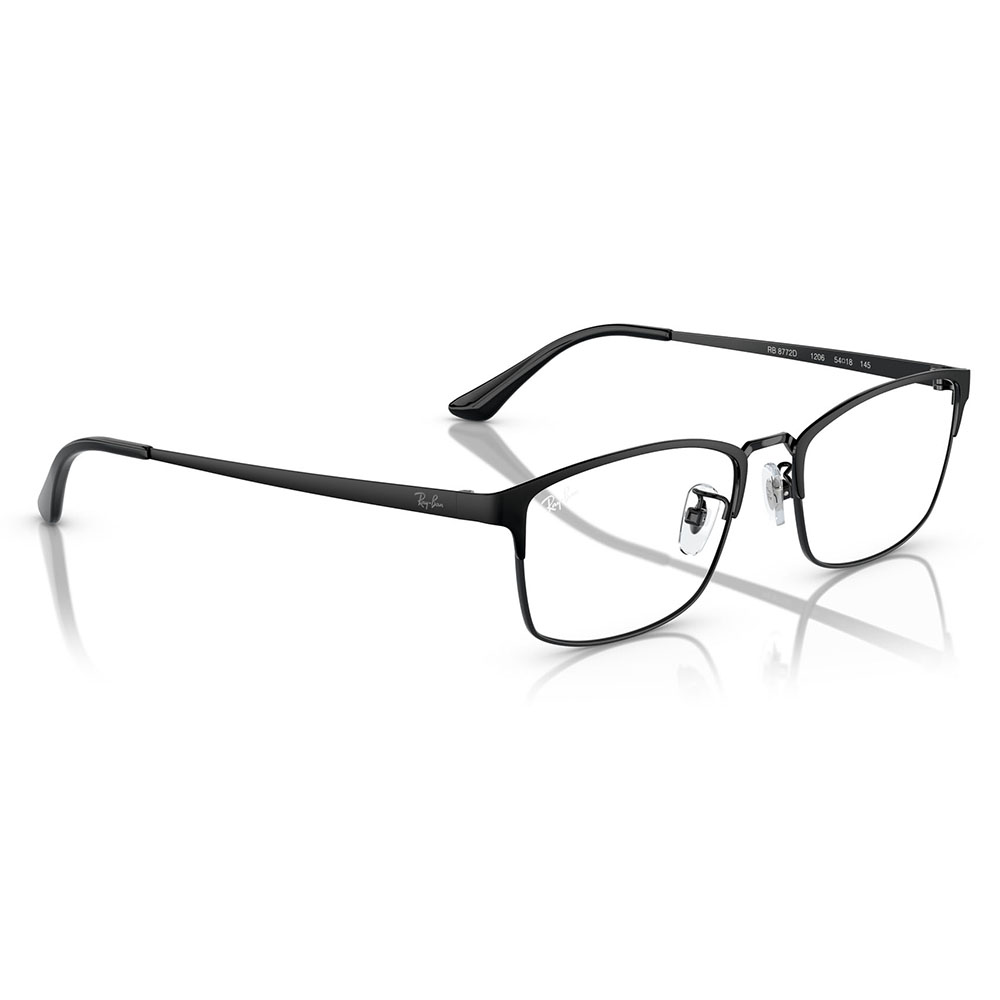 レイバン Ray-Ban RayBan RX8772D 1206 56 伊達 メガネ 眼鏡 スクエア メンズ アジアンモデル メタル チタン 純正レンズ対応 | Ray-Ban | 04