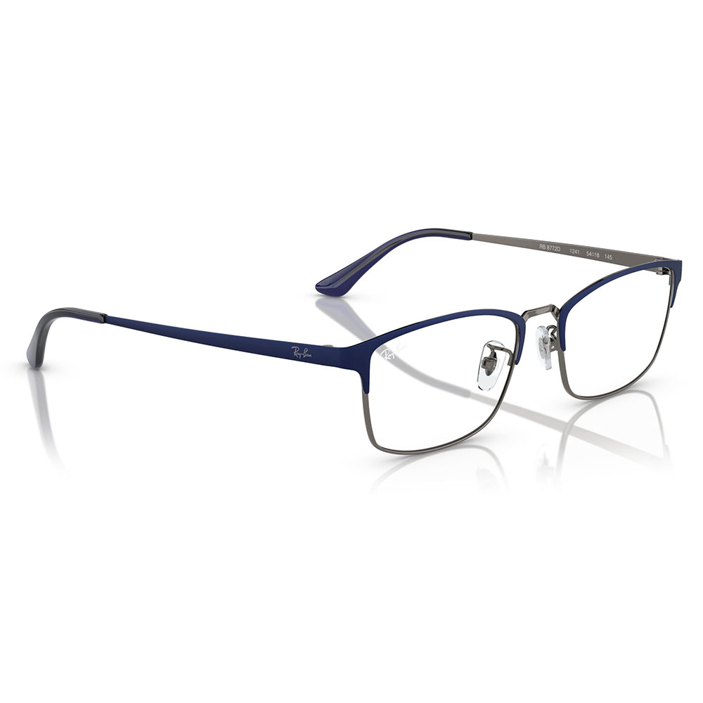 レイバン Ray-Ban RayBan RX8772D 1241 56 伊達 メガネ 眼鏡 スクエア メンズ アジアンモデル メタル チタン 純正レンズ対応 | Ray-Ban | 04