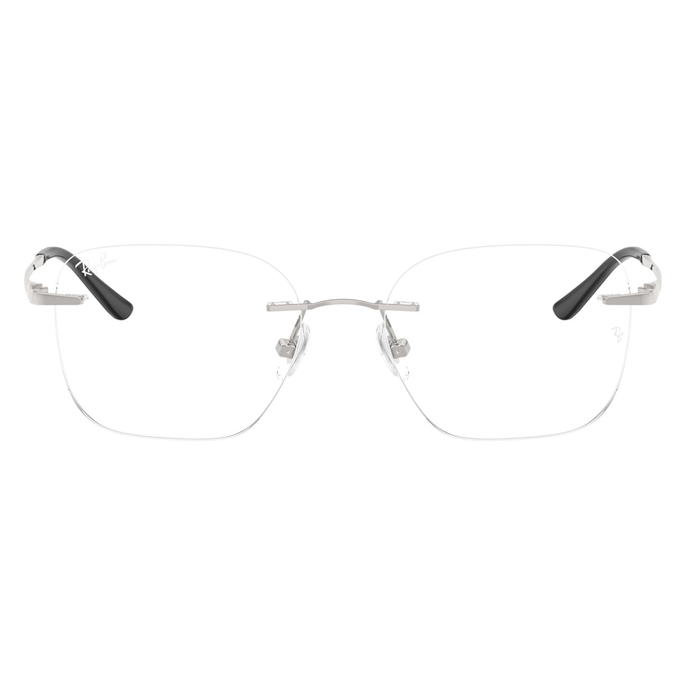 レイバン Ray-Ban RX8783D 1002 52 メガネ フレーム 純正レンズ対応 チタン チタニウム スクエア 多角形 アジアンデザイン ツーポイント ローブリッジフィット | Ray-Ban | 01