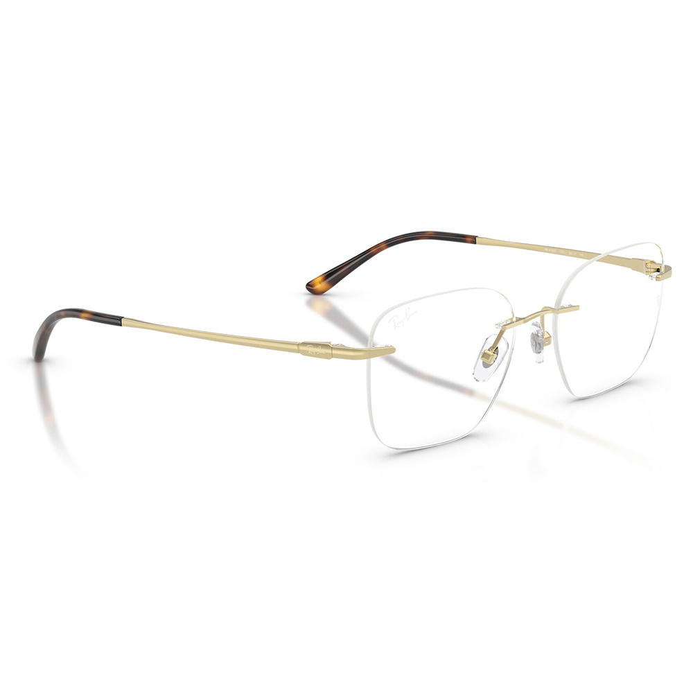 レイバン Ray-Ban RX8783D 1251 52 メガネ フレーム 純正レンズ対応 チタン チタニウム スクエア 多角形 アジアンデザイン ツーポイント ローブリッジフィット | Ray-Ban | 04