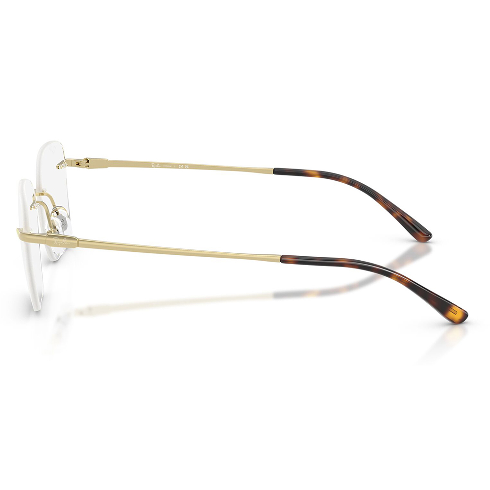 レイバン Ray-Ban RX8783D 1251 52 メガネ フレーム 純正レンズ対応 チタン チタニウム スクエア 多角形 アジアンデザイン ツーポイント ローブリッジフィット | Ray-Ban | 02