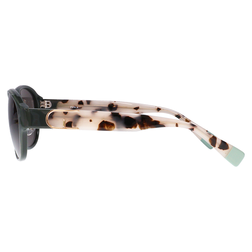 FURLA フルラ サングラス メガネ SFU849J 06RM 55 オーバル ラウンド ジャパンモデル レディース セル 紫外線 UVカット おしゃれ 運転用 | FURLA | 02