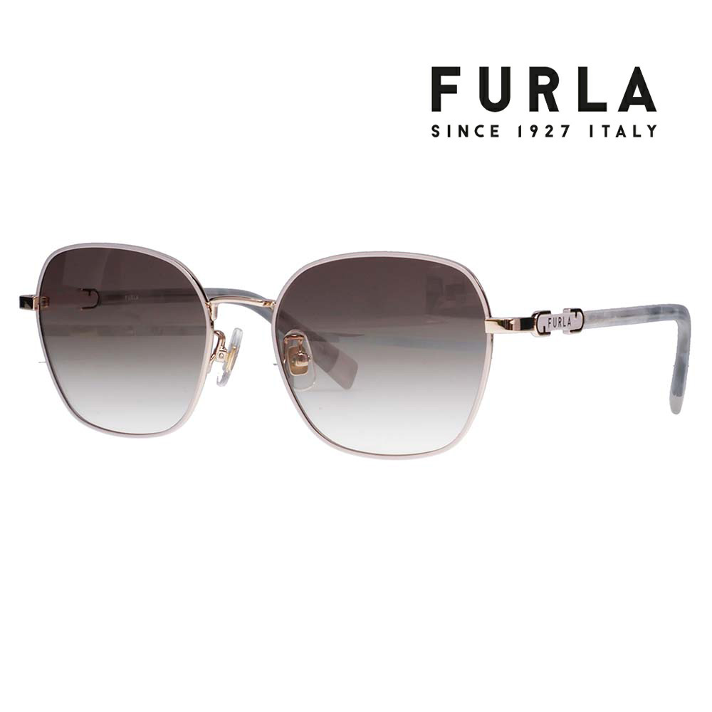FURLA フルラ サングラス メガネ SFU855J 0594 54 ヘキサゴン メタル ジャパンモデル レディース | FURLA