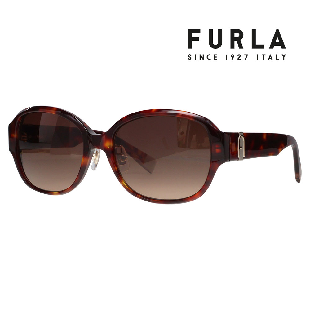 FURLA フルラ サングラス SFUA39J 0745 54 オーバーサイズ オーバル セル レディース | FURLA