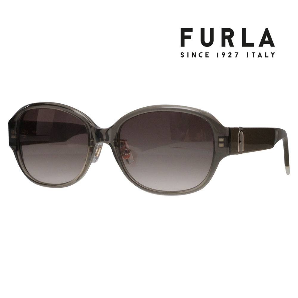 FURLA フルラ サングラス SFUA39J 0U70 54 オーバーサイズ オーバル セル レディース | FURLA