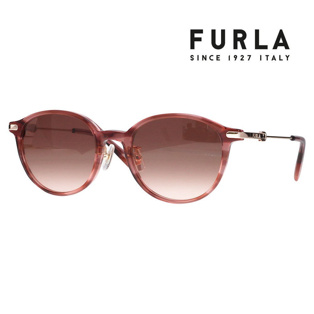 FURLA フルラ サングラス SFUA40J 04A2 50 セル メタル ボストン コンビ レディース | FURLA