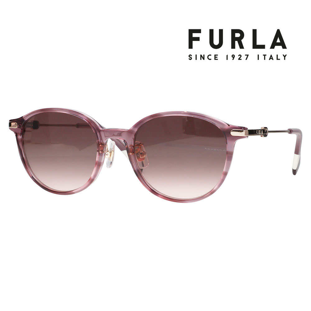 FURLA フルラ サングラス SFUA40J 06XD 50 セル メタル ボストン コンビ レディース | FURLA