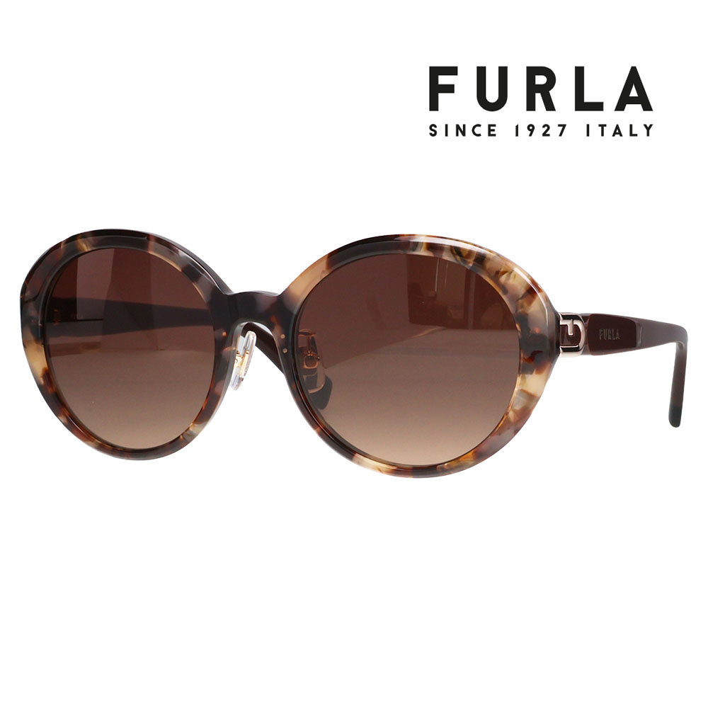 FURLA フルラ サングラス SFUA43J 0745 53 ラウンド セル レディース | FURLA