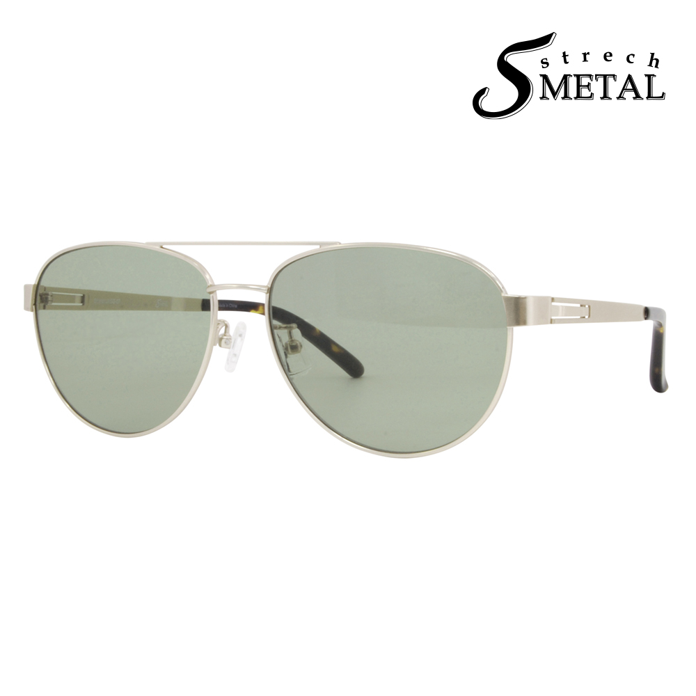 SMETAL Strech METAL UVサングラス-007-4 エスメタル Sメタル UVカット 紫外線カット 度付きサングラス対応 | 