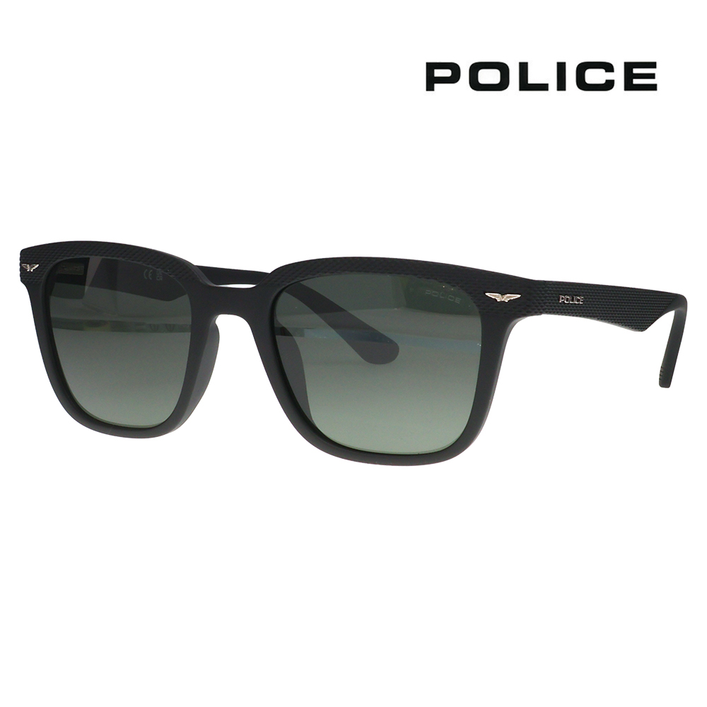 ポリス サングラス SPLE01 U28Q 52 POLICE GATOR1 ウェリントン セル メンズ 偏光 伊達眼鏡 メガネ | POLICE