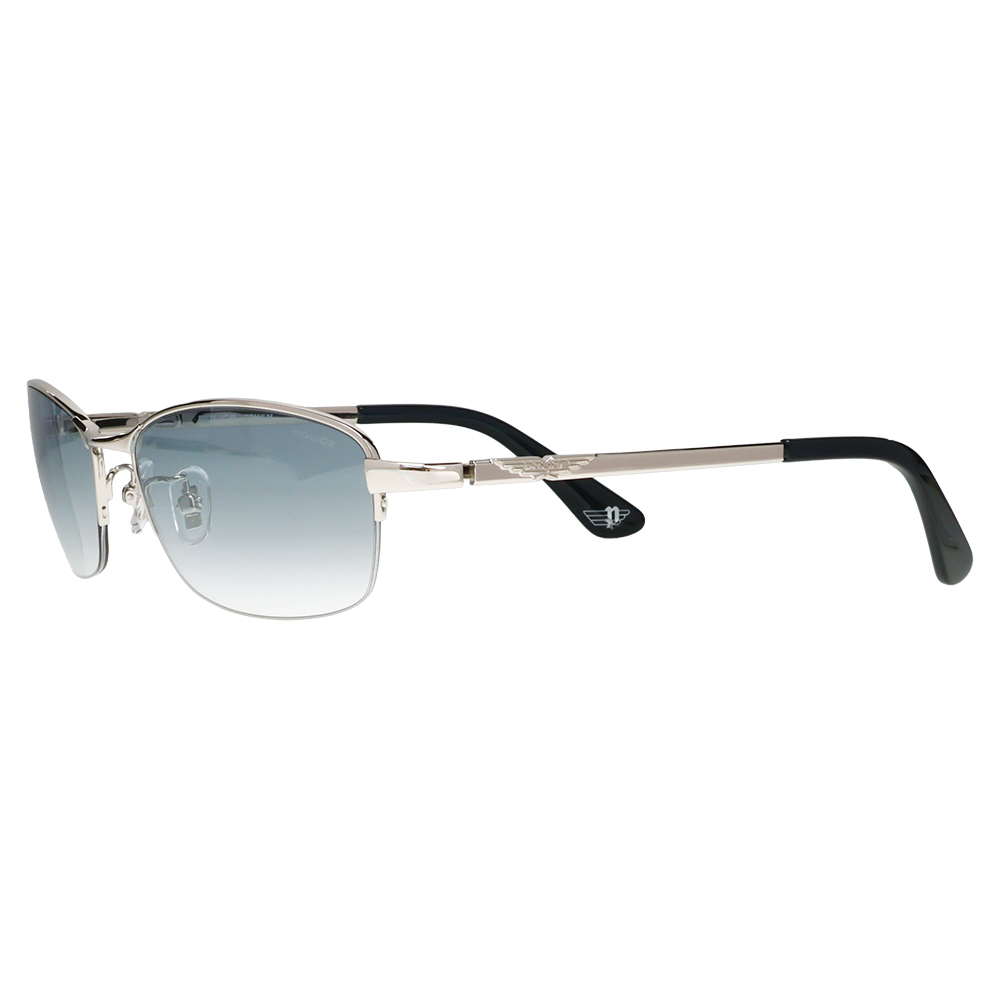 ポリス POLICE SPLG37J 579B 58 メガネフレーム サングラス 2023年モデル ORIGINS オリジンズ  メンズ スクエア ハーフリム ナイロール | POLICE | 03