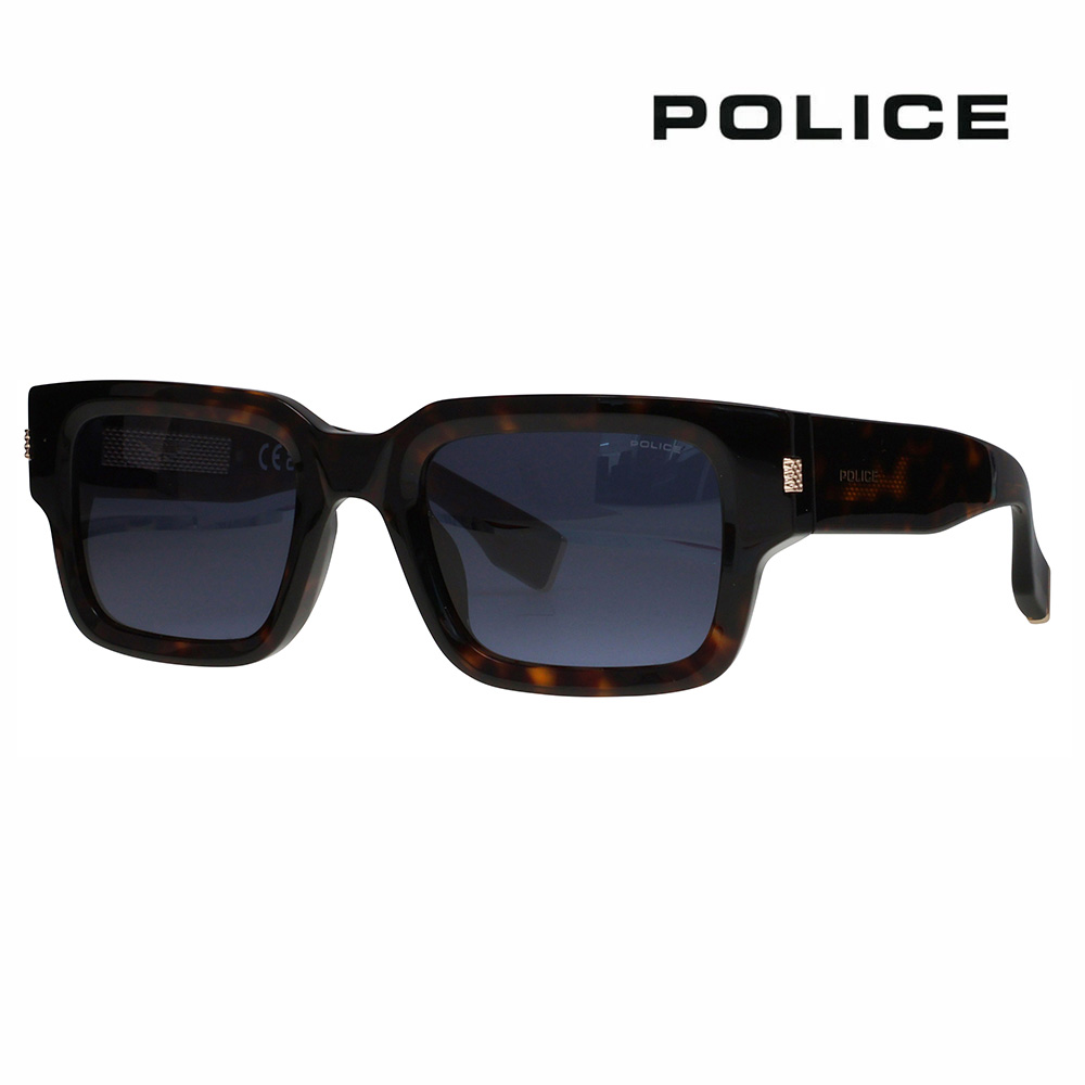 ゴールド/ブラック サングラス ケース付き　POLICE 伊製 POLICE（ポリス） サングラス イーグルロゴ ブラック ゴールド グレー