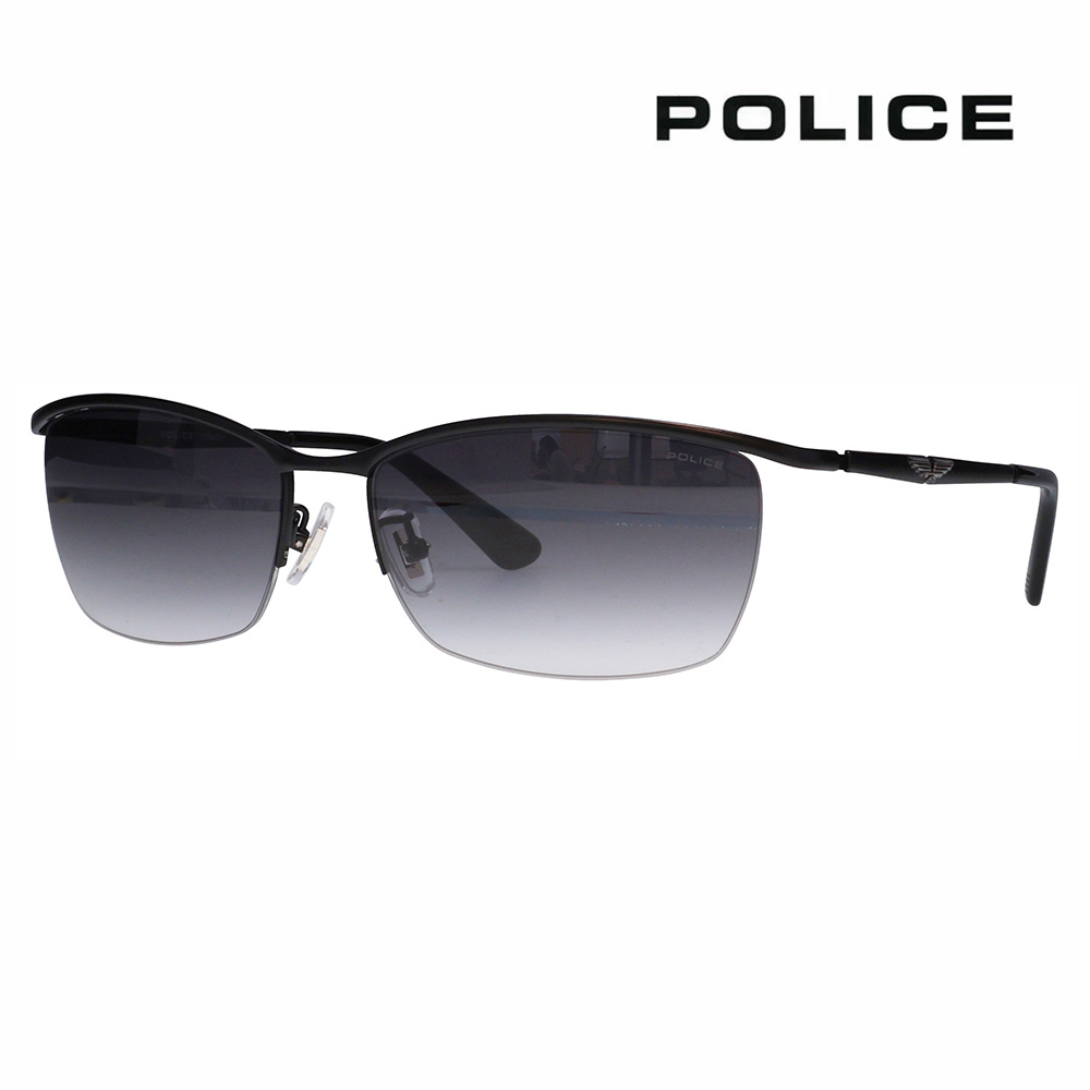230 未使用保管品　ポリス　チタン サングラス S8593J　度無し 特典付 日本製 POLICE ポリス チタン サングラス 国内正規代理店
