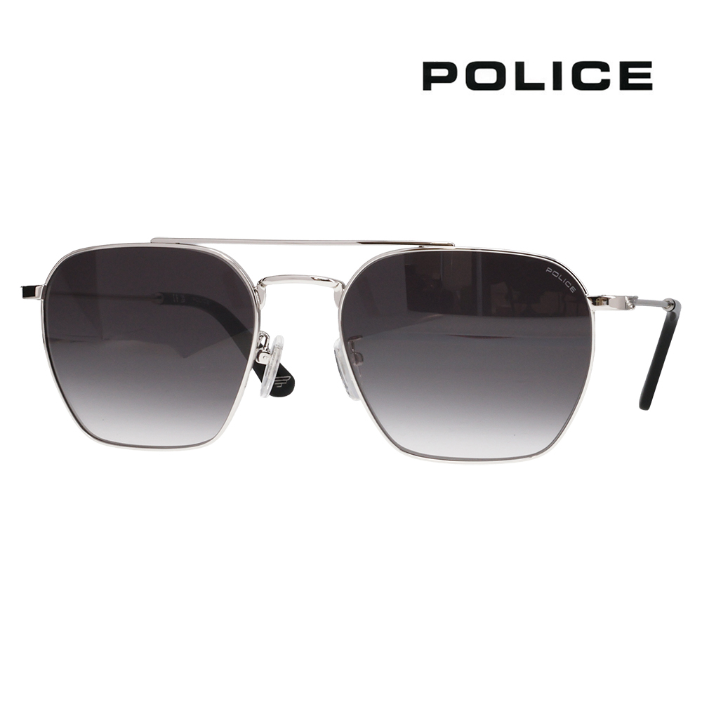 ポリス サングラス SPLR72 0579 56 POLICE メタル 多角形 ユニセックス | COACH