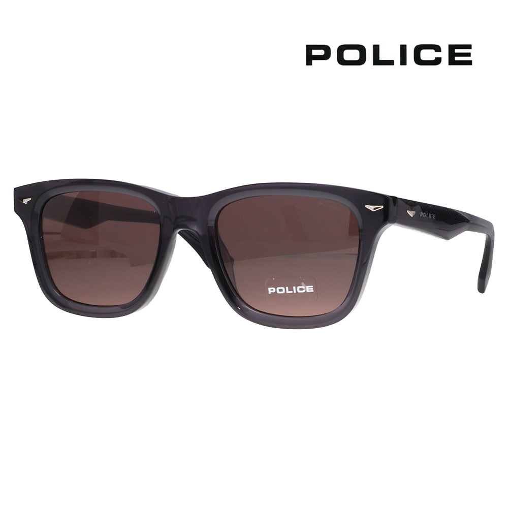ポリス POLICE SPLR80E 0705 53 サングラス スクエア セル メンズ 偏光 | POLICE