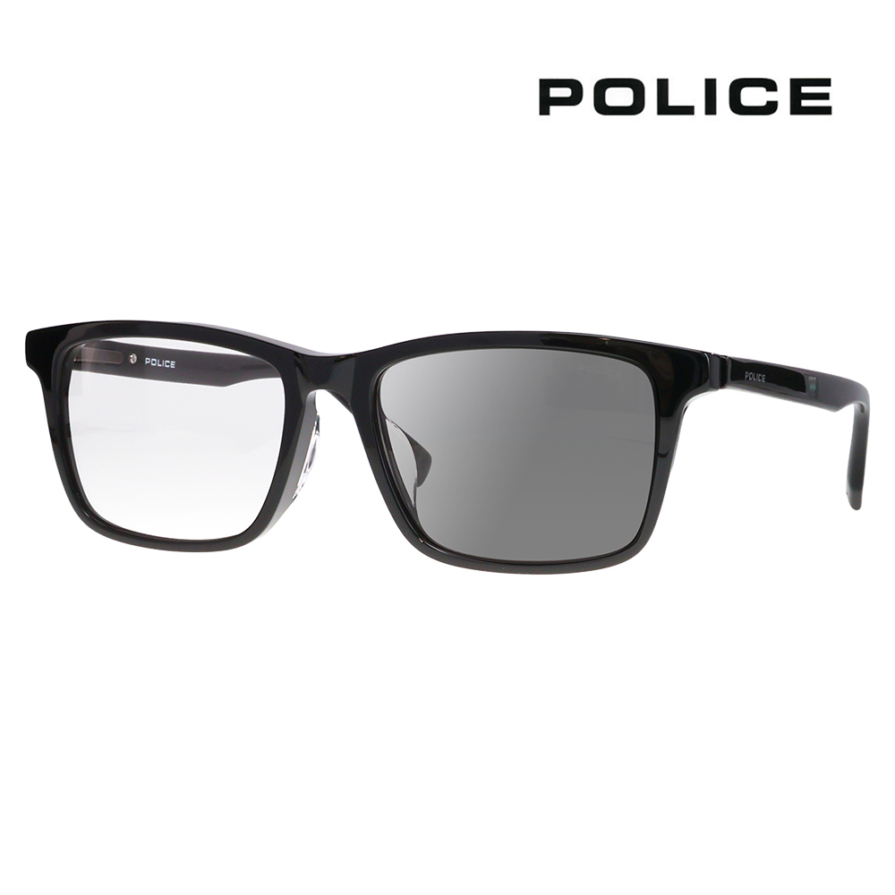 ポリス POLICE サングラス SPLT70J 700W 54 スクエア セル 調光 伊達眼鏡 メガネ | POLICE