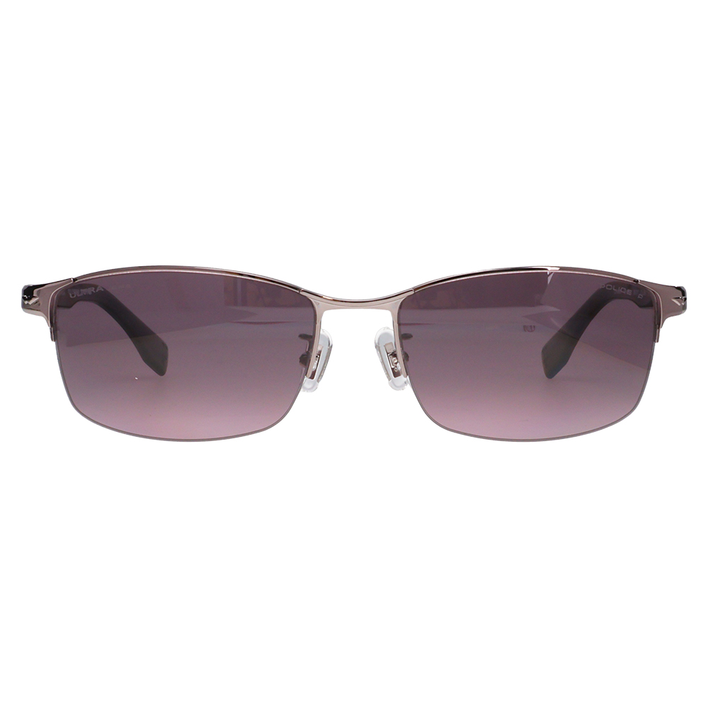 ポリス サングラス SPLT76J 568P 58 POLICE スクエア チタン チタニウム メンズ アウトドア 偏光 ULTRAレンズ | POLICE | 01