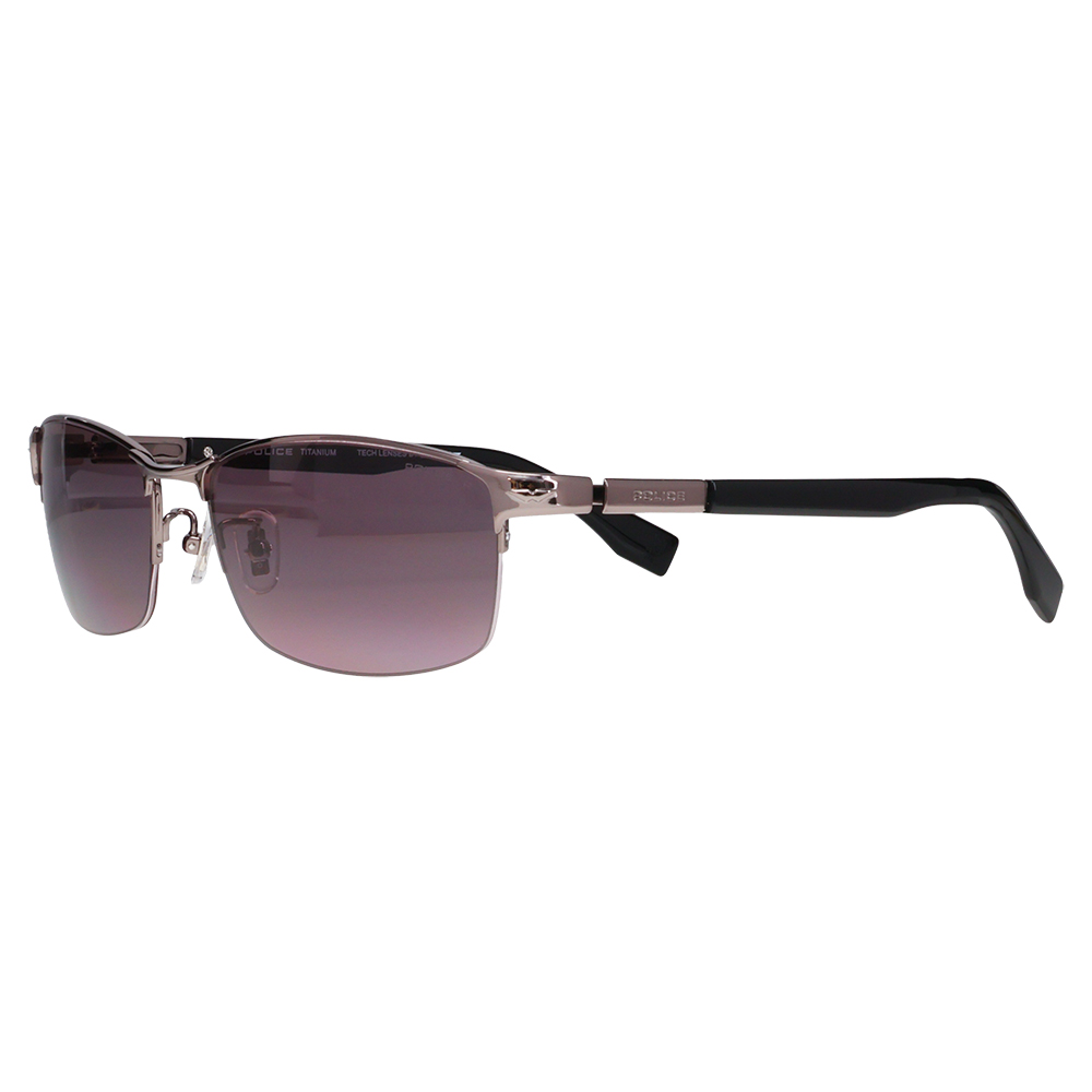 ポリス サングラス SPLT76J 568P 58 POLICE スクエア チタン チタニウム メンズ アウトドア 偏光 ULTRAレンズ | POLICE | 03