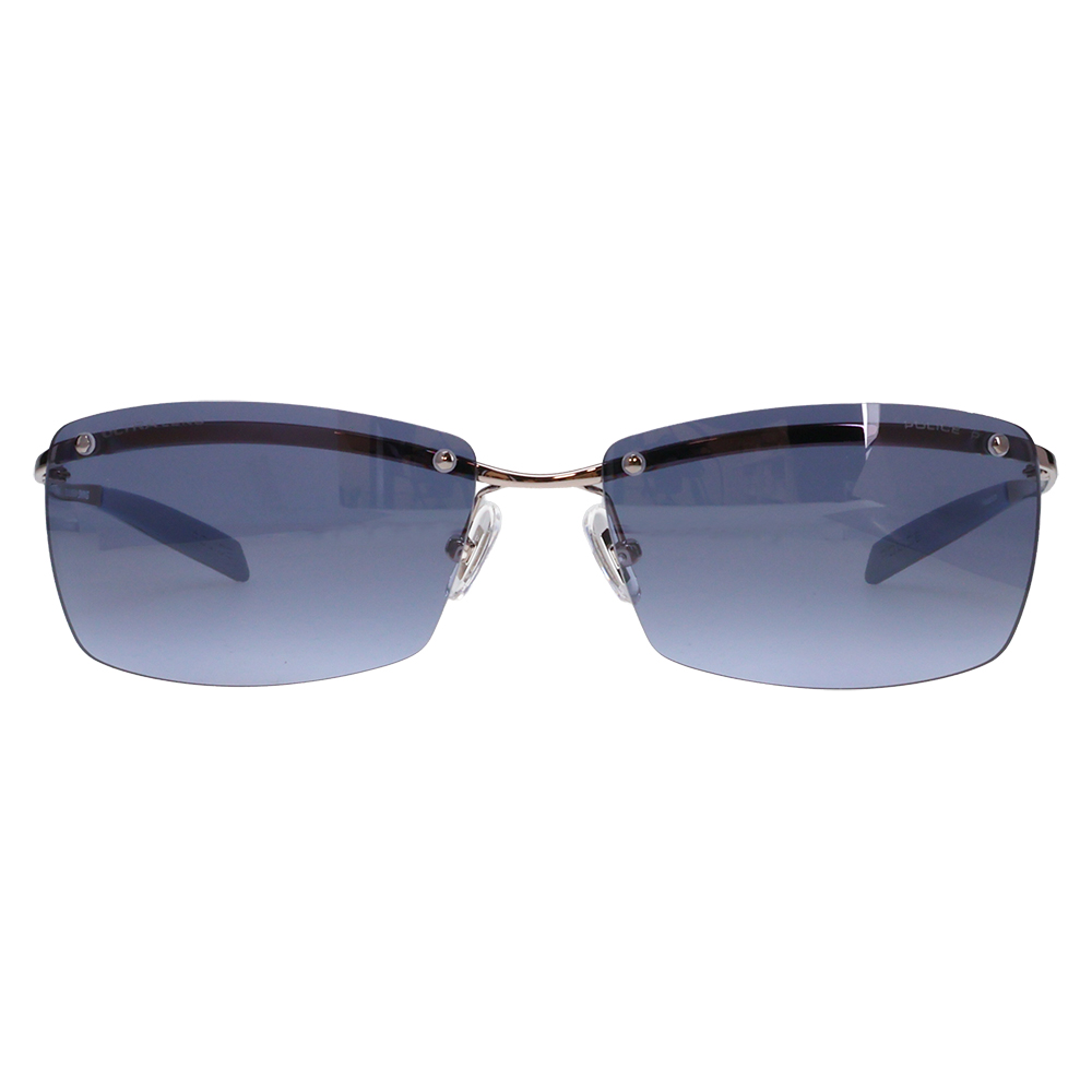 ポリス サングラス SPLT77J 568P 60 POLICE スクエア チタン チタニウム メンズ アウトドア 偏光 ULTRAレンズ | POLICE | 01