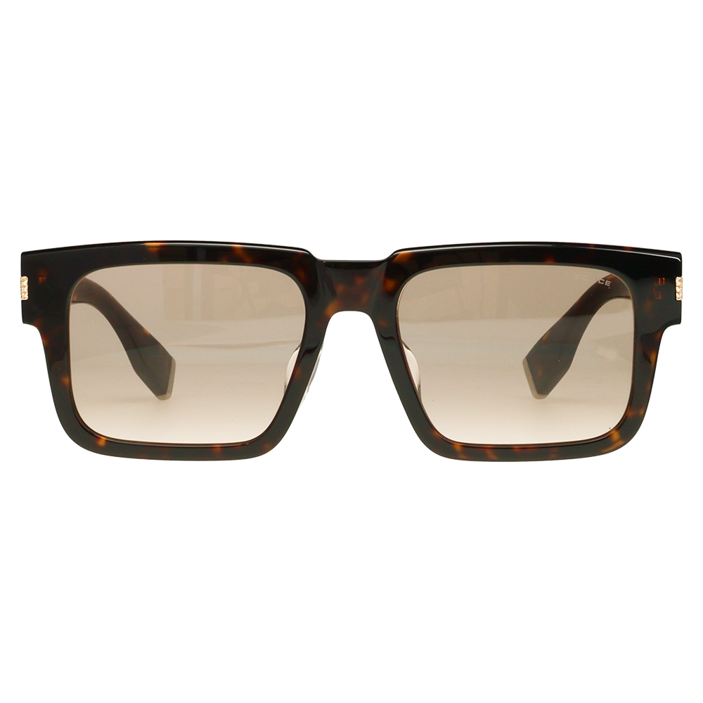 POLICE サングラス ブラウン/オレンジ POLICE（ポリス） POLICE SPLT94K 0722 54 サングラス スクエア セル