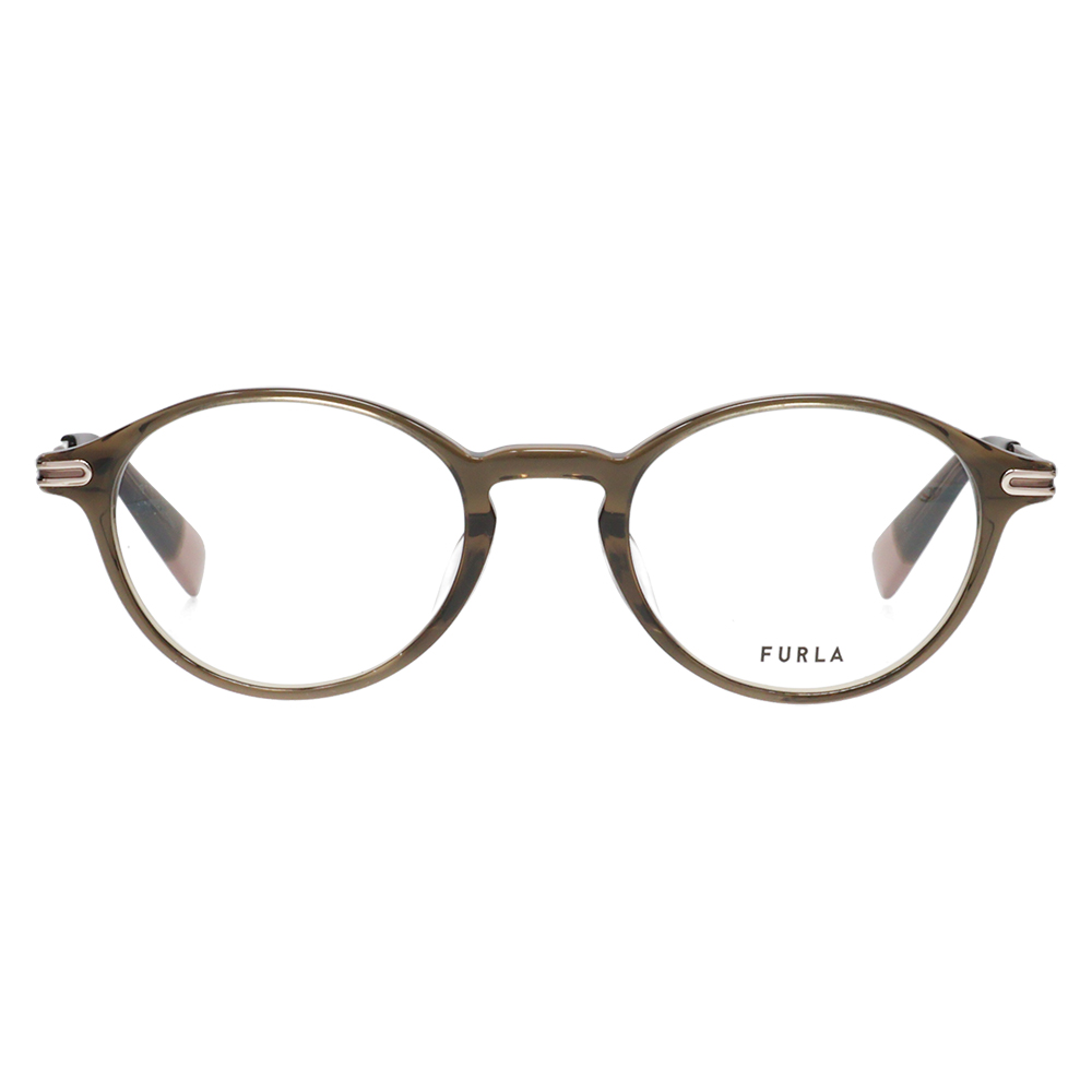 FURLA フルラ 眼鏡 伊達メガネ VFU753J 073M 46 オーバル ボストン  ジャパンモデル セル レディース | FURLA | 01