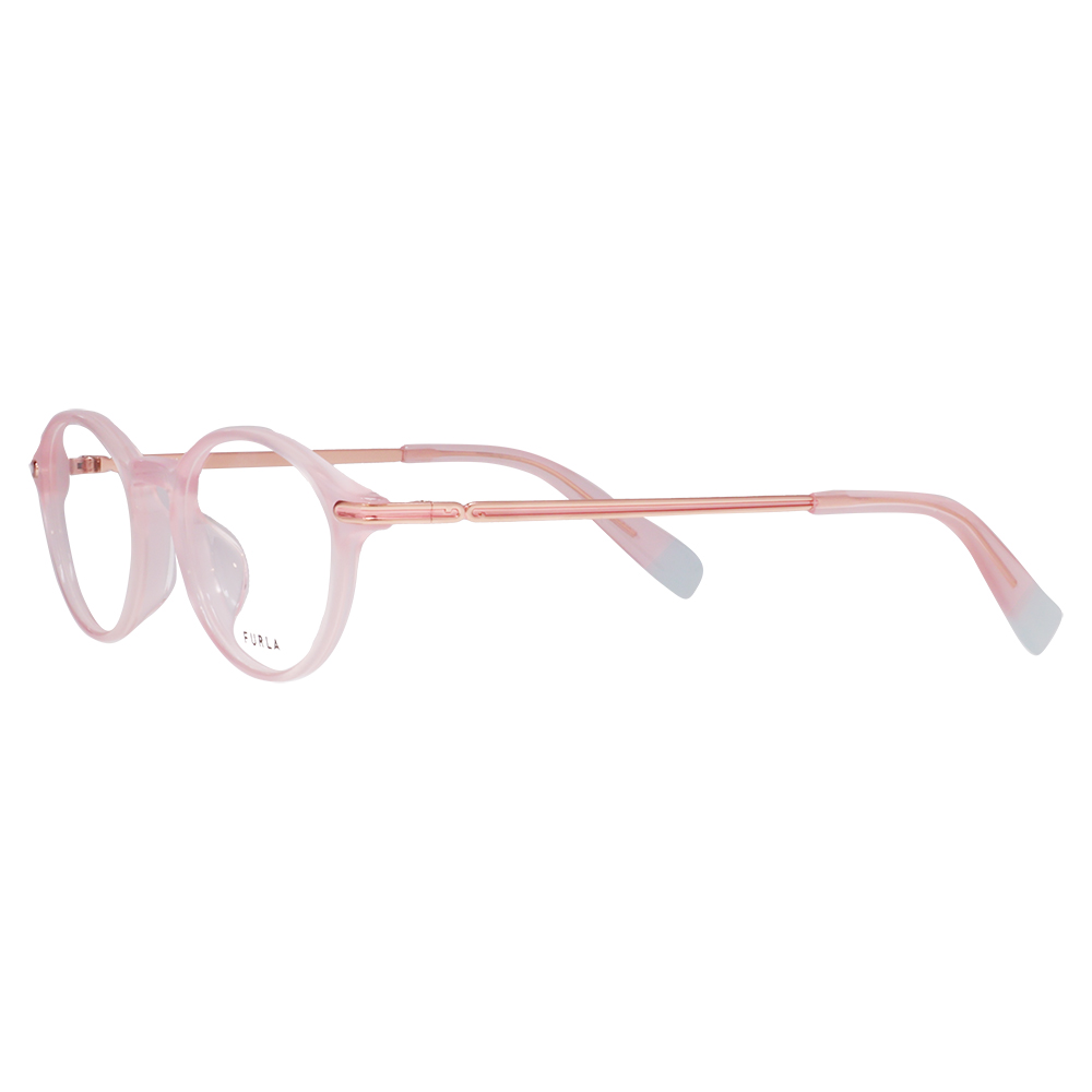 FURLA フルラ 眼鏡 伊達メガネ VFU753J 09AH 46 オーバル ボストン  ジャパンモデル セル レディース | FURLA | 03