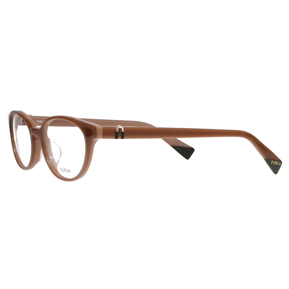 FURLA フルラ 眼鏡 伊達メガネ VFU799J 9A1A 50 オーバル セル ジャパンモデル レディース | FURLA | 03