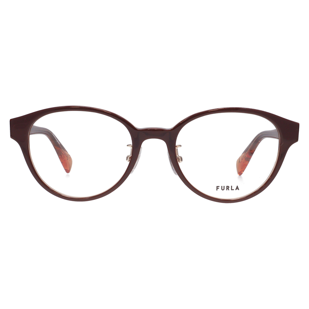 FURLA フルラ 眼鏡 伊達メガネ VFU800J 07L7 50 ボストン セル ジャパンモデル レディース | FURLA | 01