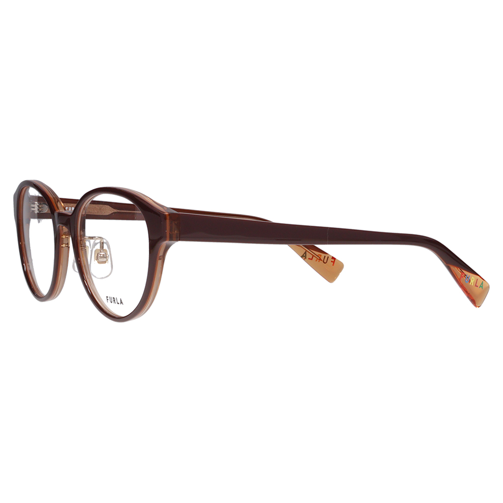 FURLA フルラ 眼鏡 伊達メガネ VFU800J 07L7 50 ボストン セル ジャパンモデル レディース | FURLA | 03