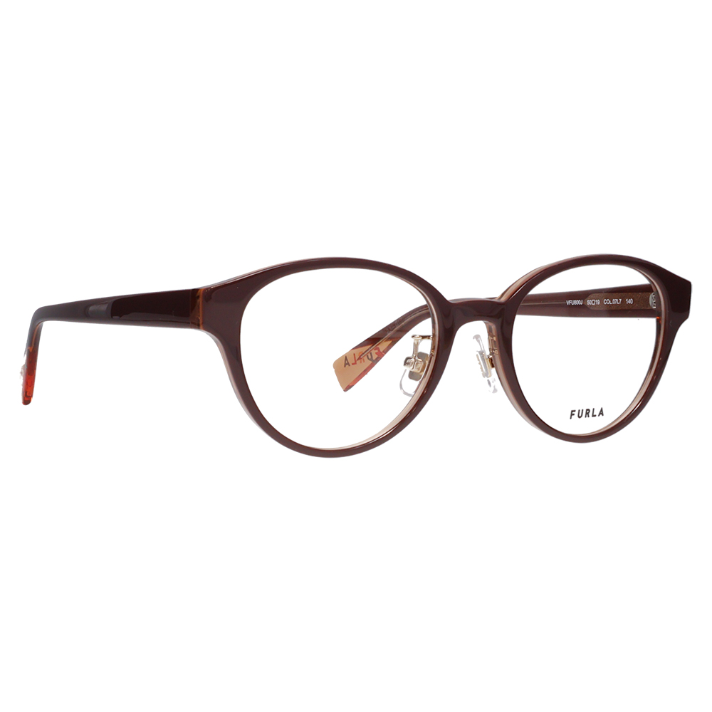 FURLA フルラ 眼鏡 伊達メガネ VFU800J 07L7 50 ボストン セル ジャパンモデル レディース | FURLA | 04