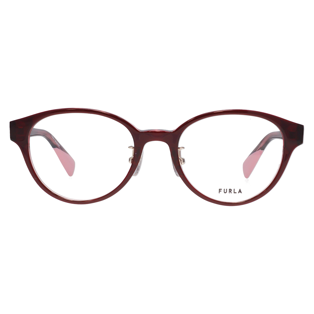 FURLA フルラ 眼鏡 伊達メガネ VFU800J 07QR 50 ボストン セル ジャパンモデル レディース | FURLA | 01
