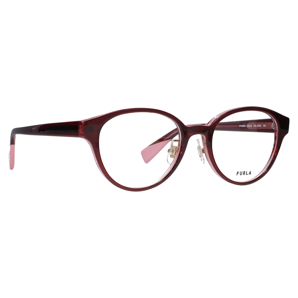 FURLA フルラ 眼鏡 伊達メガネ VFU800J 07QR 50 ボストン セル ジャパンモデル レディース | FURLA | 04