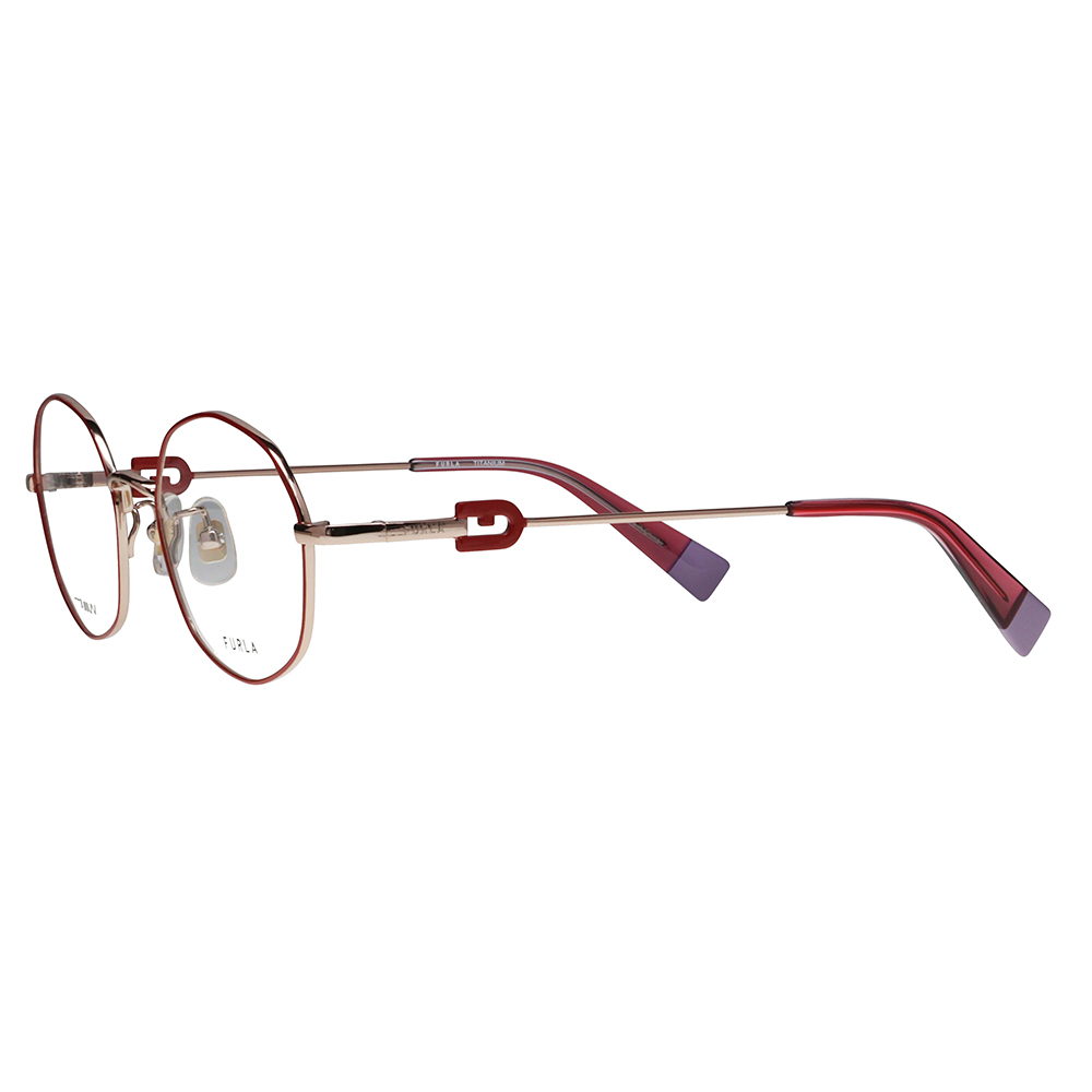 FURLA フルラ 眼鏡 伊達メガネ VFU860J 0K1B 49 オクタゴン メタル ジャパンモデル レディース | FURLA | 03