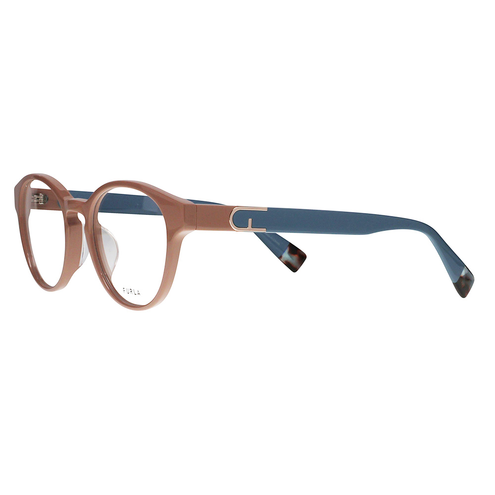FURLA フルラ 眼鏡 伊達メガネ VFU862J 01FF 49 ボストン セル ジャパンモデル レディース | FURLA | 03