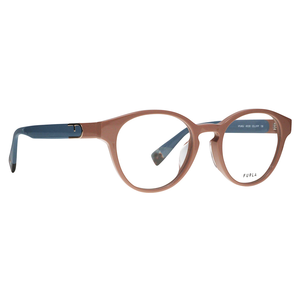 FURLA フルラ 眼鏡 伊達メガネ VFU862J 01FF 49 ボストン セル ジャパンモデル レディース | FURLA | 04