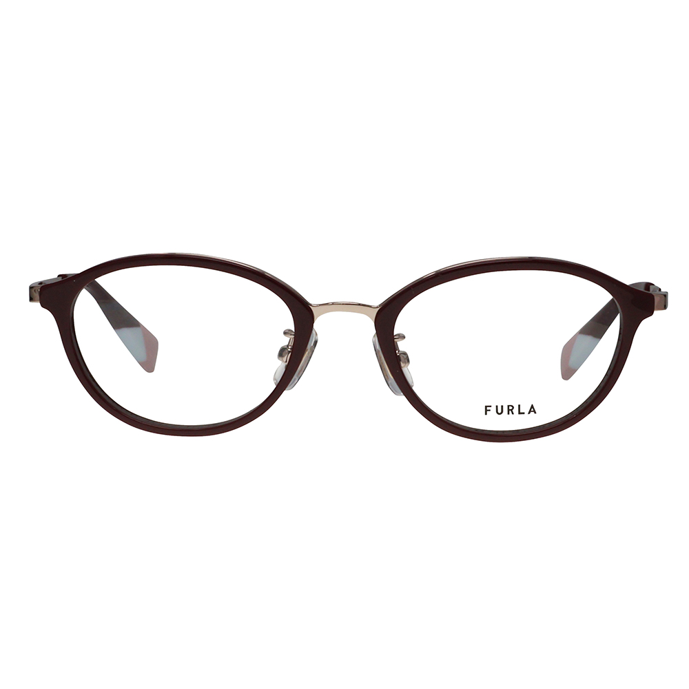 FURLA フルラ 眼鏡 伊達メガネ VFU863J 06Y1 48 オーバル ジャパンモデル レディース | FURLA | 01