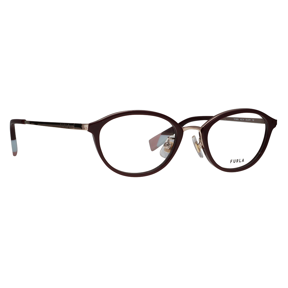 FURLA フルラ 眼鏡 伊達メガネ VFU863J 06Y1 48 オーバル ジャパンモデル レディース | FURLA | 04