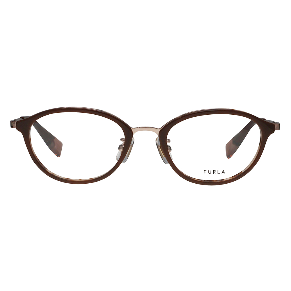 FURLA フルラ 眼鏡 伊達メガネ VFU863J 072M 48 オーバル ジャパンモデル レディース | FURLA | 01