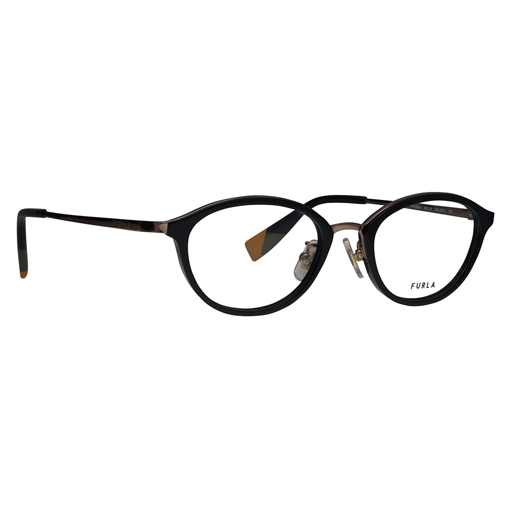 FURLA フルラ 眼鏡 伊達メガネ VFU863J 0C1L 48 オーバル ジャパンモデル レディース | FURLA | 04