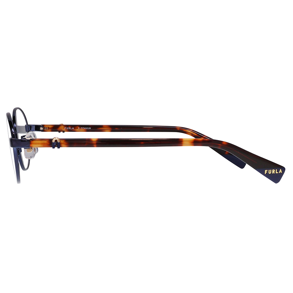 FURLA フルラ 眼鏡 伊達メガネ VFU963J 0N42 50 オーバル メタル チタン ジャパンモデル レディース | FURLA | 02