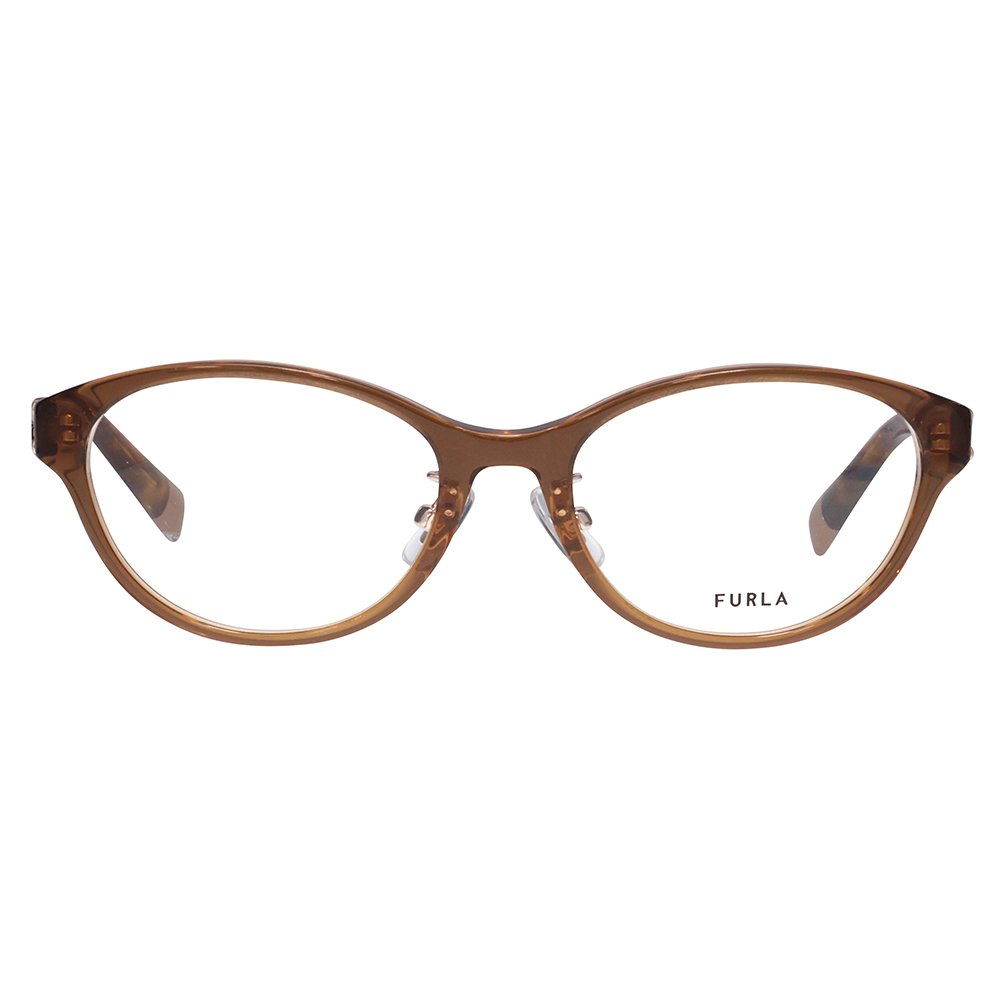 FURLA フルラ 眼鏡 伊達メガネ VFU967J 02GG 51 オーバル セル ジャパンモデル レディース | FURLA | 01
