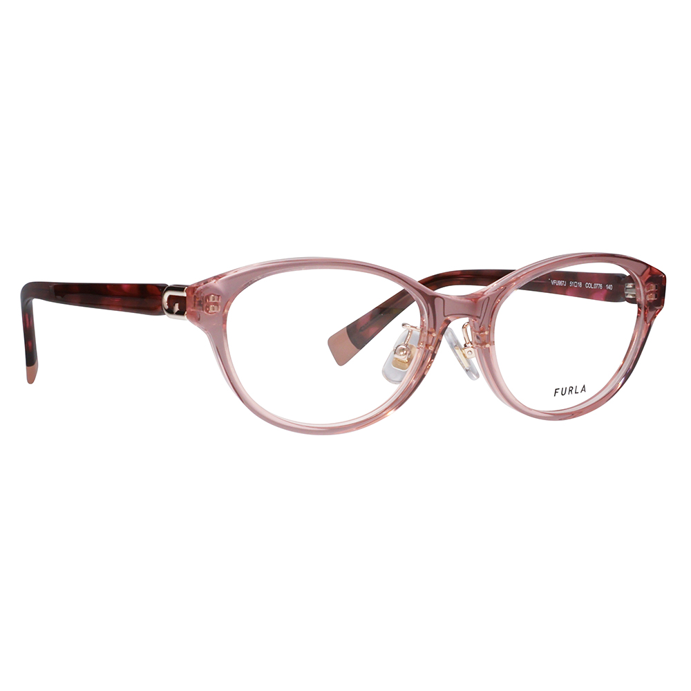 FURLA フルラ 眼鏡 伊達メガネ VFU967J 0776 51 オーバル セル ジャパンモデル レディース | FURLA | 04
