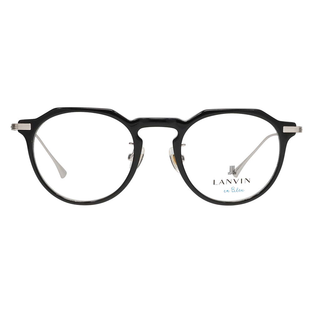LANVIN en bleu ランバンオンブルー 眼鏡 伊達メガネ VLB001J 05BG 47 フレンチビンテージ クラウンパント クリアカラー ジャパンモデル レディース | LANVIN en Bleu | 01