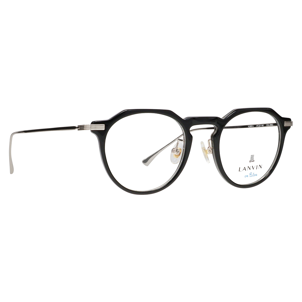 LANVIN en bleu ランバンオンブルー 眼鏡 伊達メガネ VLB001J 05BG 47 フレンチビンテージ クラウンパント クリアカラー ジャパンモデル レディース | LANVIN en Bleu | 04