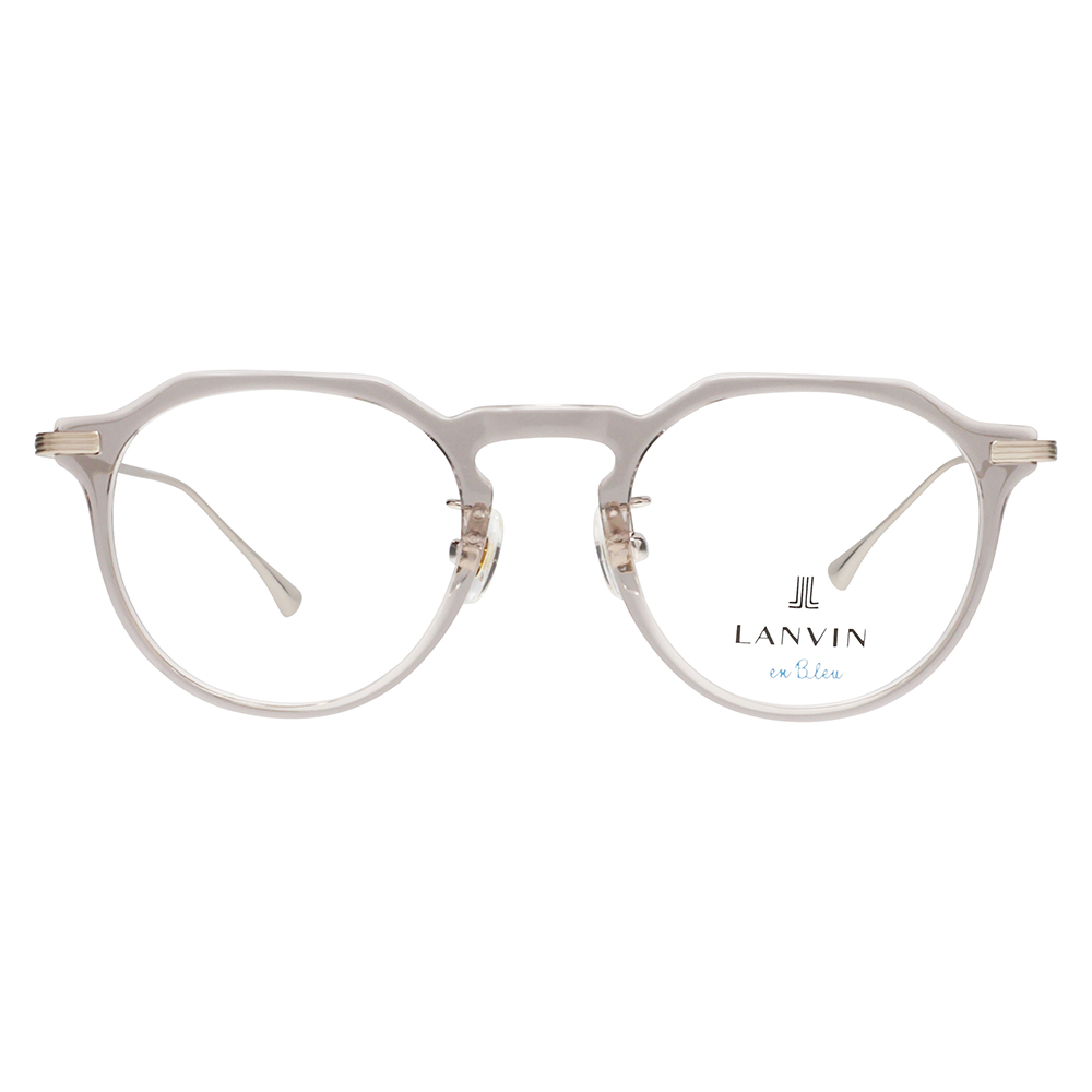 LANVIN en bleu ランバンオンブルー 眼鏡 伊達メガネ VLB001J 07T1 47 フレンチビンテージ クラウンパント クリアカラー ジャパンモデル レディース | LANVIN en Bleu | 01