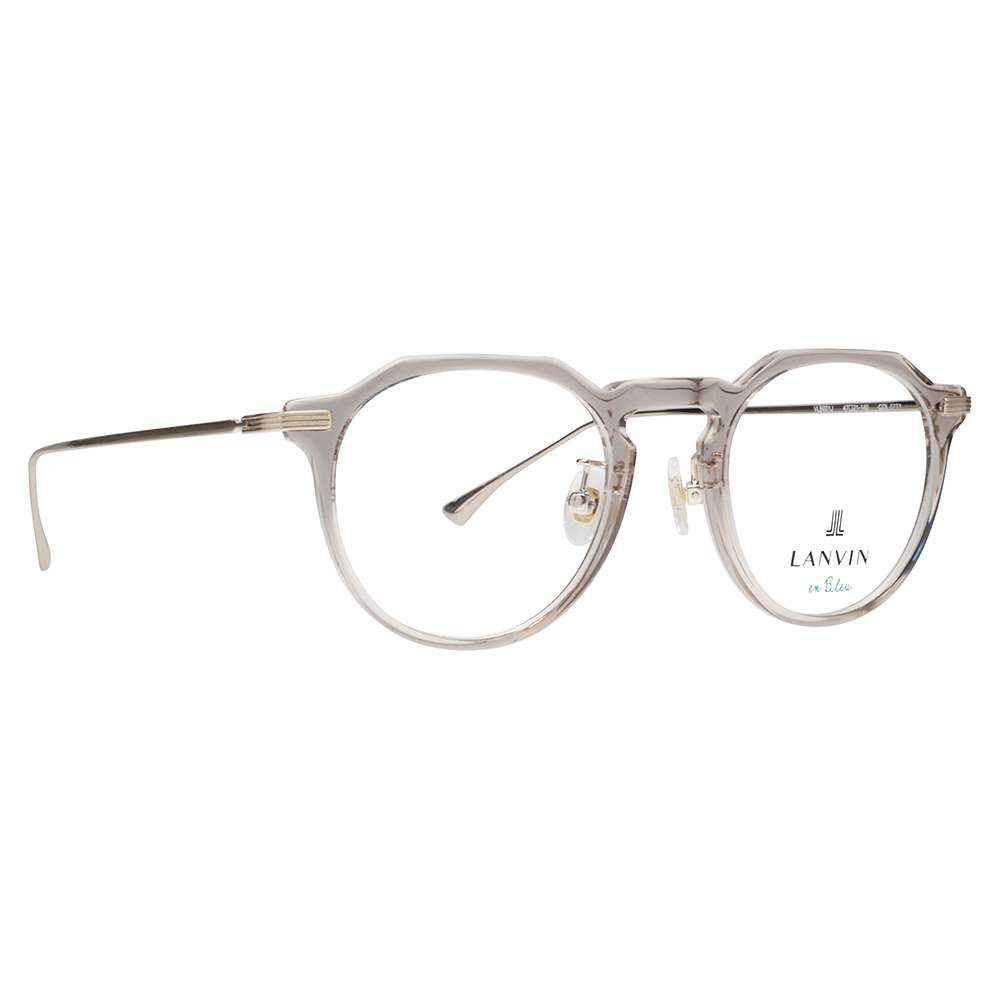 LANVIN en bleu ランバンオンブルー 眼鏡 伊達メガネ VLB001J 07T1 47 フレンチビンテージ クラウンパント クリアカラー ジャパンモデル レディース | LANVIN en Bleu | 04