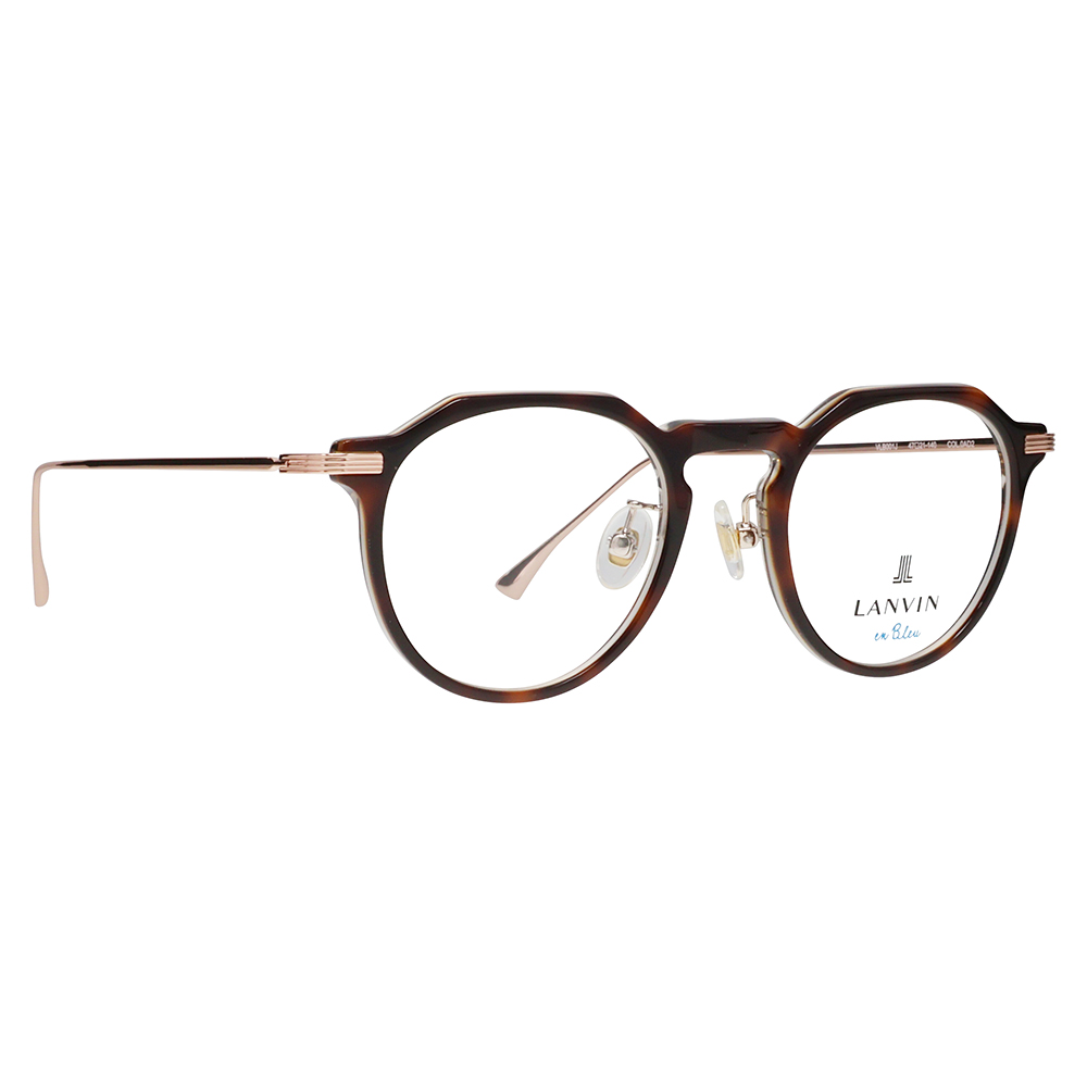 LANVIN en bleu ランバンオンブルー 眼鏡 伊達メガネ VLB001J 0AD2 47 フレンチビンテージ クラウンパント クリアカラー ジャパンモデル レディース | LANVIN en Bleu | 04